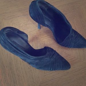 Alexander Wang black suede heels Size 38